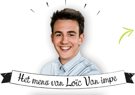 Het menu van Loic