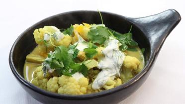 Milde Indische curry met groenten