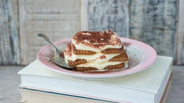 Tiramisu met speculaas en advocaat à la minute