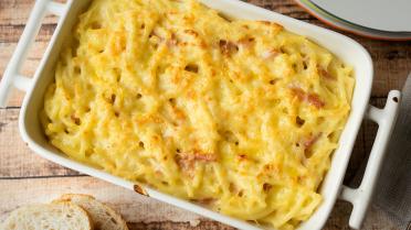 Macaroni met kaas en ham