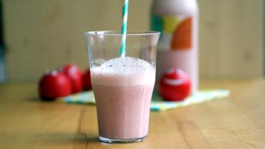 Aardbeiensmoothie met yoghurt