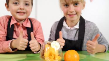 Koken voor kinderen: ijs van mandarijn