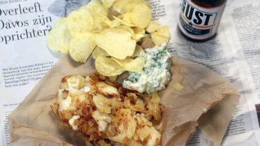 Koken met Gust bier: Fish'n chips