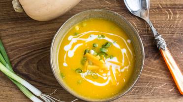 "Oranje boven": pompoensoep met curry en butternut
