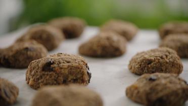 Havermoutkoekjes met chocolade Havermoutkoekjes met chocolade