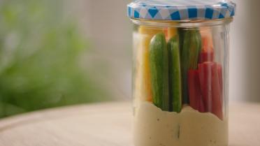 Hummus "on the go" van Sandra Bekkari Hummus "on the go" van Sandra Bekkari