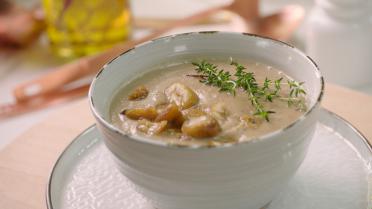 Bisque van kastanjes en champignons van Sandra Bisque van kastanjes en champignons van Sandra