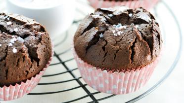 Coulants au chocolat met fleur de sel