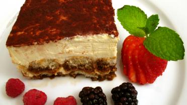 Tiramisu met bosvruchten