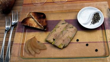 Roti van foie gras