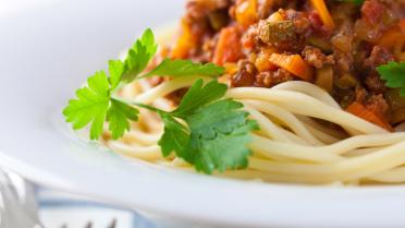 Veggie spaghetti bolognaise