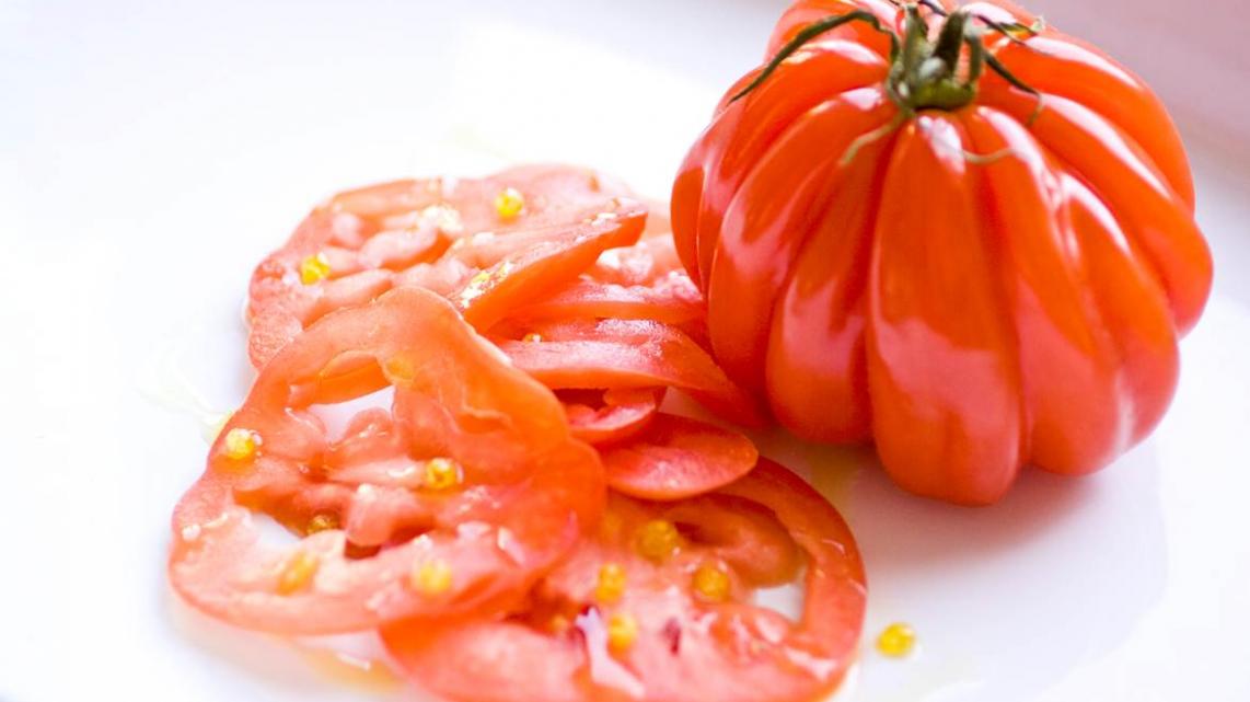 coeur de boeuf tomaten met olijfolie