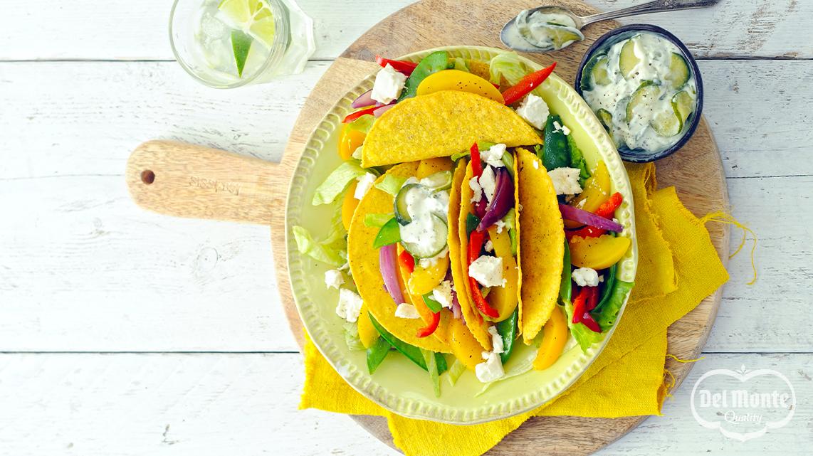 Groentetaco met feta