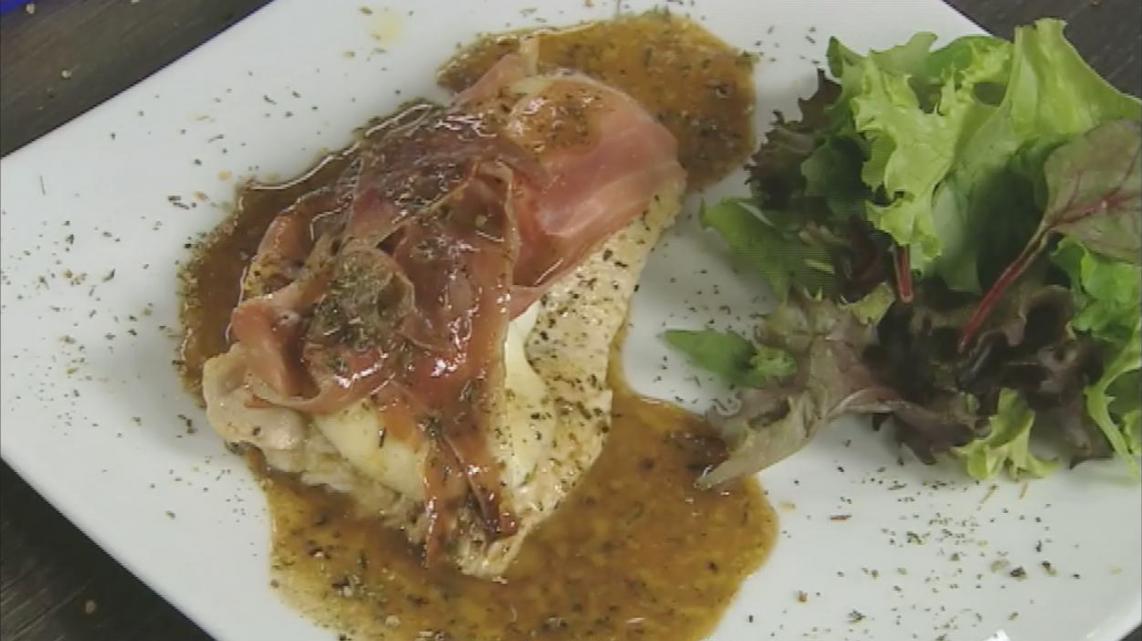 Kalkoenlapje Saltimbocca