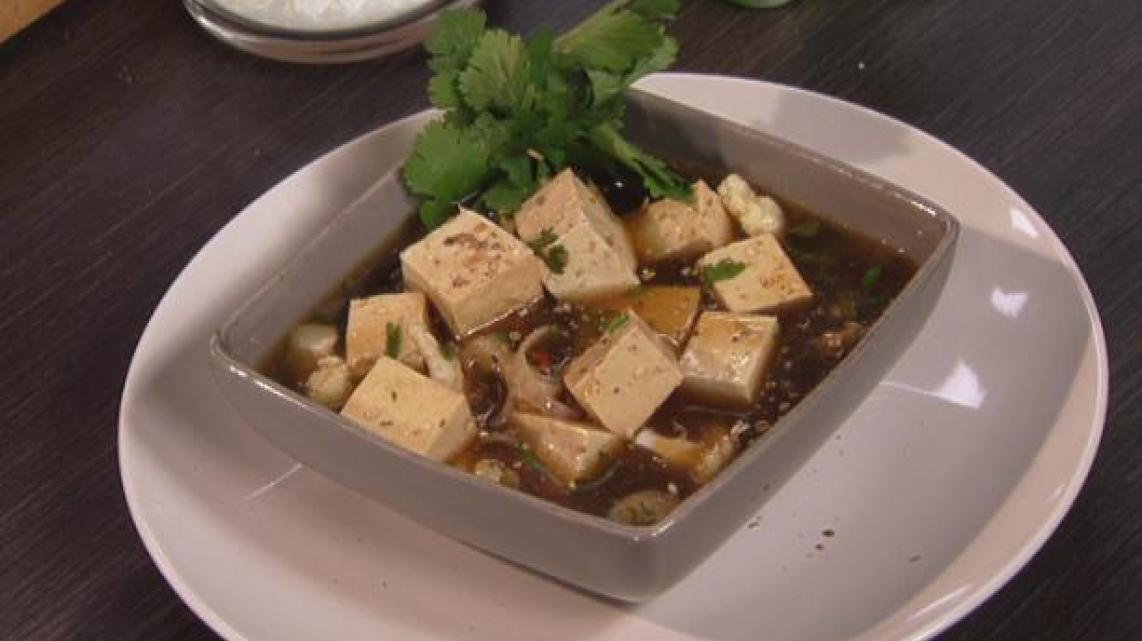 Bloemkoolsoep met tofu
