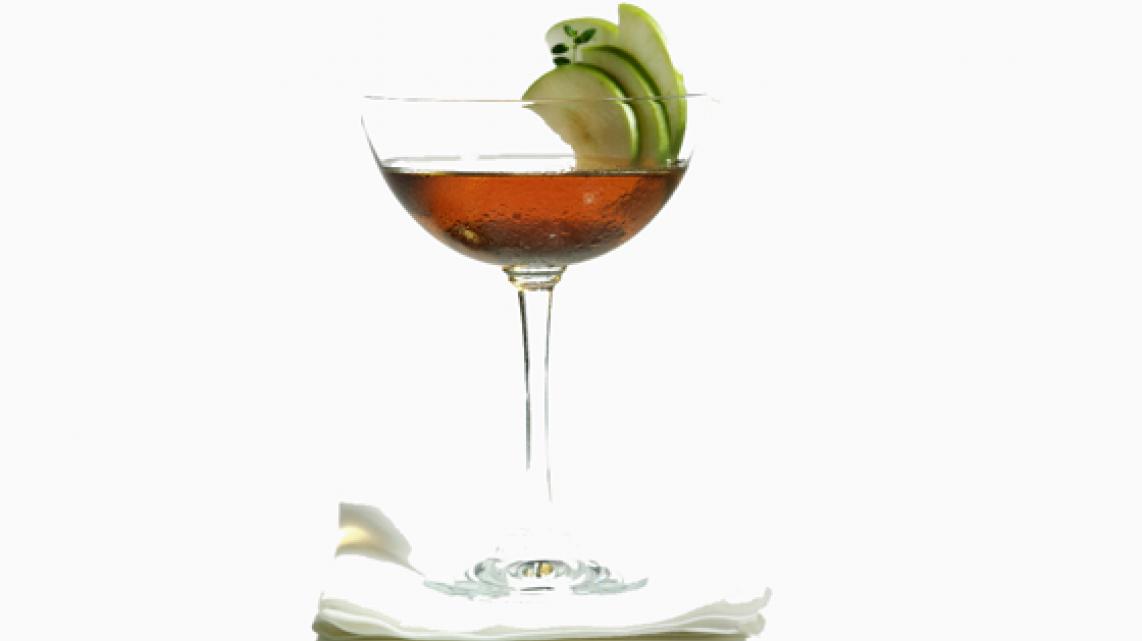 Appel-Martini cocktail