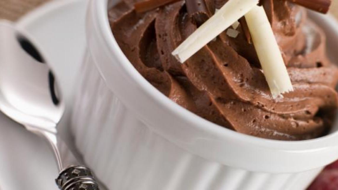 Chocolademousse zonder suiker