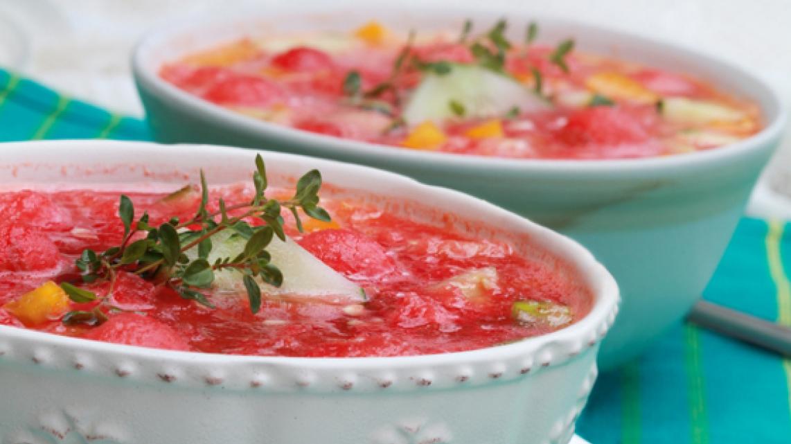 Gazpacho met watermeloen