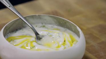Loïc: Zot van Koken selderstengels met dip