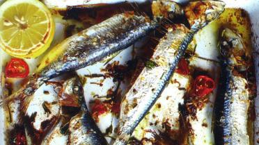 Gegrilde sardines